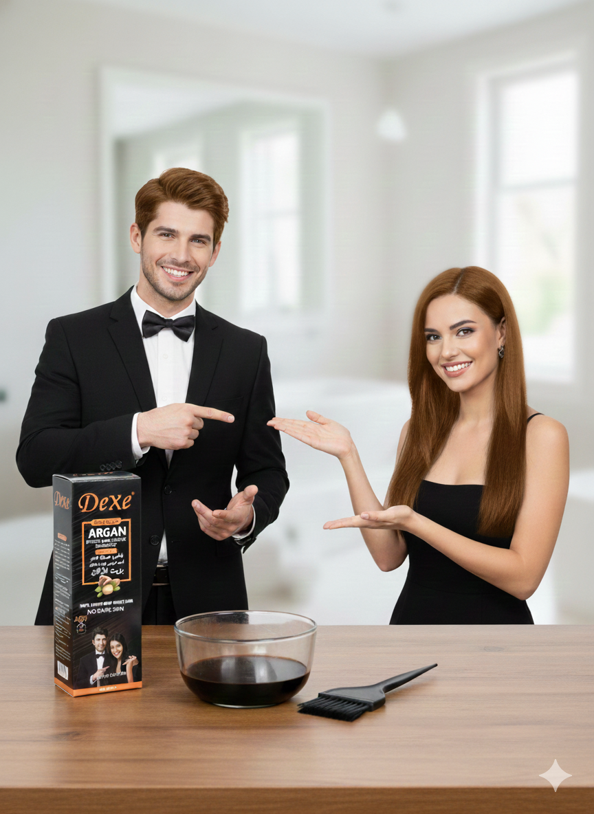 Dexe Argan Speedy Hair Color Shampoo (500ml)-C18