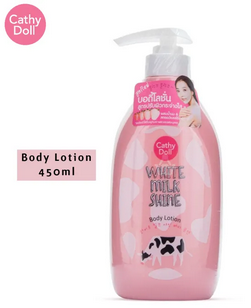 Cathy Doll White Milk Shine Body Lotion 450ml- C24
